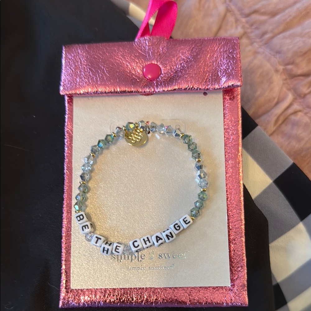 Simply Southern Be the‎ Change Bracelet. NWT . Comes with gift bag